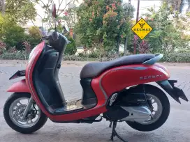 (DP 500)‼️ Plat B TangKot Scoopy Stylish Keyless Merah 2022