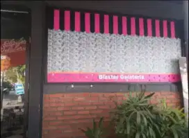 Tampilan stiker motif dipadu dg stiker warna terlihat cantik ada riben
