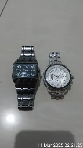 Borongan jam tangan swiss army dan police