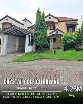 Rumah Siap Huni Terawat Crystal Golf, citraland