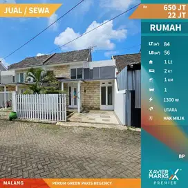 Rumah Siap Huni Di Perumahan Green Pakis Regency Pakis Malang(OLX574)