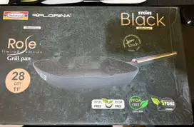 Florina Rose Grill Fan 28cm Stone Black Induction