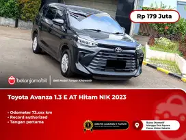 [ TANGAN PERTAMA ] Toyota Avanza 1.3 E AT Hitam 2023/2024
