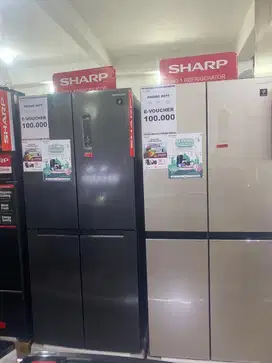 Khusus kredit kulkas sharp,tanpa dp,proses cepat,cicilan ringan