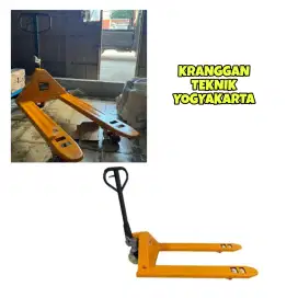 (KRANGGAN TEKNIK)hand pallet manual 3 ton hand stacker hand forklift