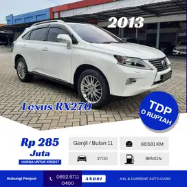 Lexus RX270 NIK 2013 Putih RX 270
