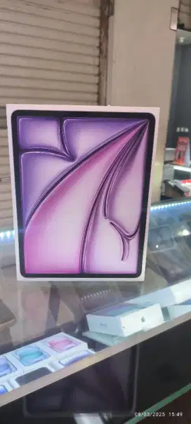 New ipad Air 7 M3 128GB wifi only garansi 1 tahun
