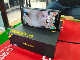 Poco X5 5G ram 8/256 GB mulus no minus lengkap normal