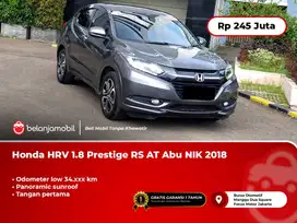 [LOW KM 34RB] Honda HRV HR-V HR V 1.8 Prestige RS Sunroof AT Abu 2018