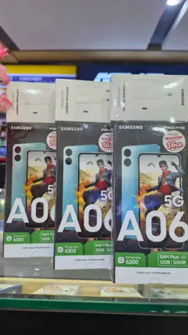 Samsung A06 5G 6/128 free adapter kredit tanpa DP