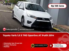 [ LOW KM ] Toyota Yaris 1.5 S TRD Sportivo AT Putih 2014/2015