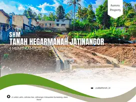 TANAH 81 M2 JATINANGOR  JLN CIBEUSI SHM SIAP BANGUN