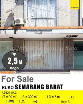 DIJUAL RUKO DI SEMARANG BARAT A2921