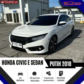 Honda Civic E Sedan 1.5 AT Tahun 2018 Bergaransi Mesin