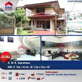 Dijual rumah ditepi jalan, lokasi strategis - cocok untuk bisnis