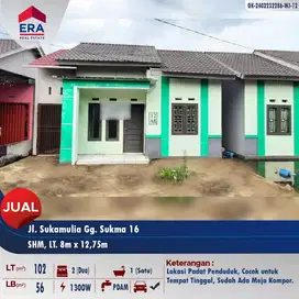 Dijual 1 unit rumah cocok untuk keluarga kecil - Danau sentarum
