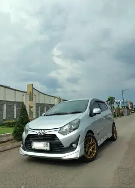 KM 72.000 TANGAN PERTAMA. AGYA 1.2 TRD SPORTIVO MATIC 2017 SIAP PAKAI