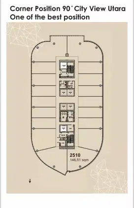 Dijual The Office Ciputra World Surabaya Unit Corner View Ry Sungkono