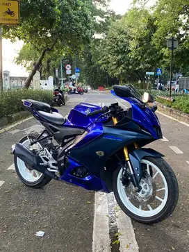 Yamaha R15 V4 155 VVA Connected Tahun 2023 NIK 2022 Warna Biru