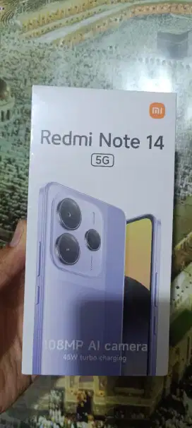 XIAOMI REDMI NOTE 14 5G RAM 8/256 BARU GARANSI RESMI 15 BULAN