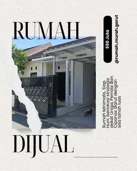 Rumah Dijual Di Garut, Perumahan Nyaman Aman Di Tarogong