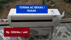 TERIMA AC RUSAK/SECOND