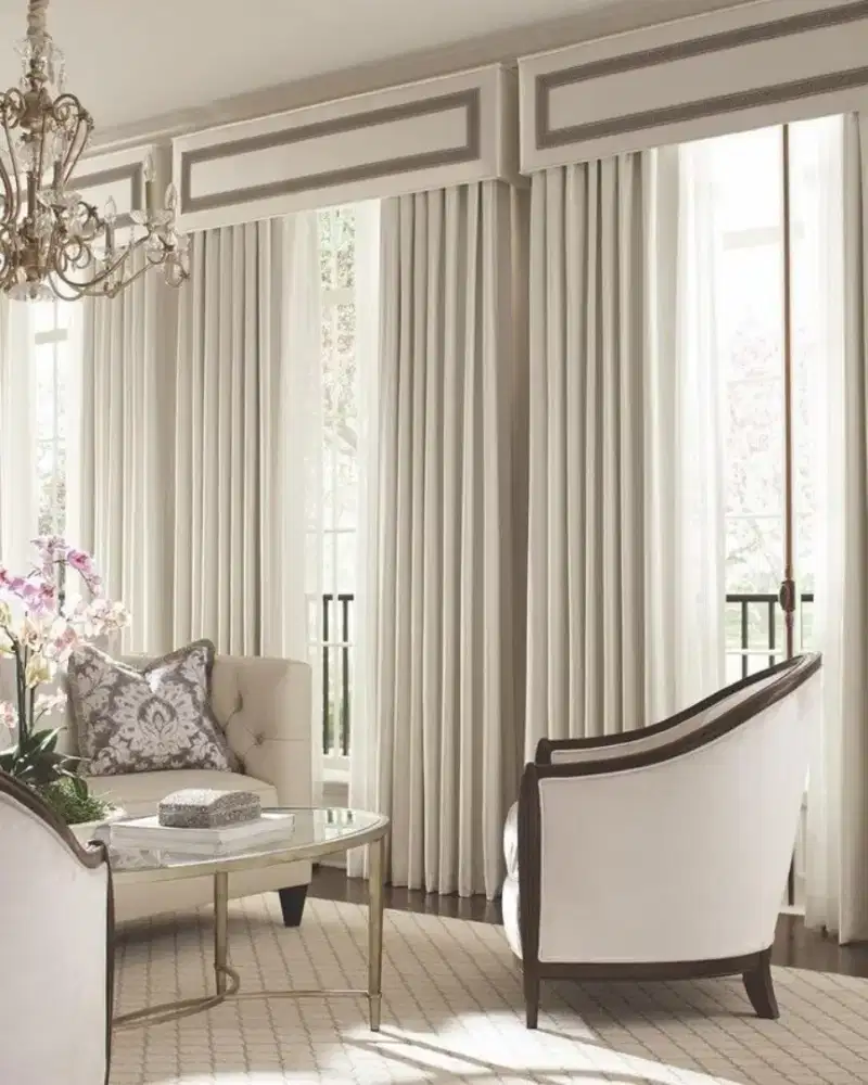 Pasang gordyn gorden murah vertikal roll blind jasa wallpaper dinding