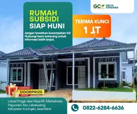 Perumahan Hanya 1 Juta di Lebakwangi Kuningan Free Kanopi Dan Dapur