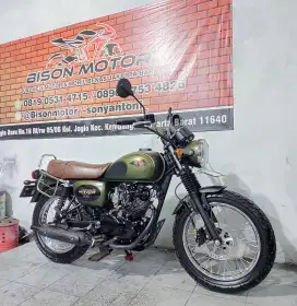 Seperti baru! KAWASAKI W175SE ARMY 2022 W 175 SE Cafe