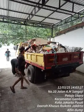 Mobil puing sampah dan jual urugan murah