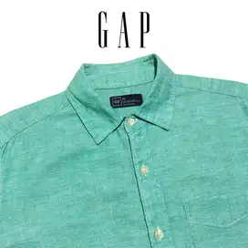 GAP. Kemeja Linen Lengan Panjang