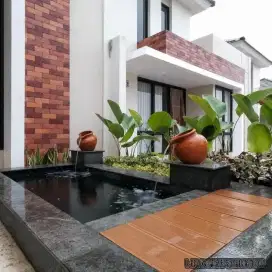Pembuatan kolam minimalis