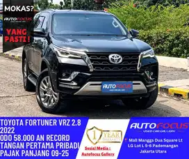 Toyota Fortuner VRZ 2.8 DISEL AT 2022 siap pakai