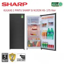 Kulkas Sharp SJ-N192N 1 Pintu 184 Liter