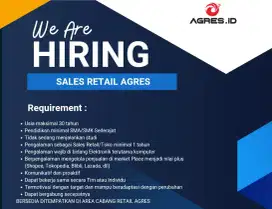 We Are Hiring Sales Retail