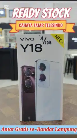 VIVO Y18 RAM 4/128GB NEW SEGEL BERGARANSI RESMI