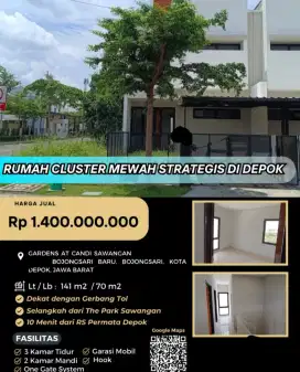 Dijual Rumah Gardens at Candi Sawangan Depok