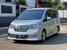NISSAN SERENA 2.0 HWS PANORAMIC AT 2017 SILVER KM 117rb