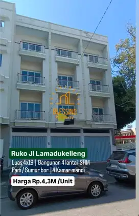 Ruko 4 lantai jl. lamadukelleng