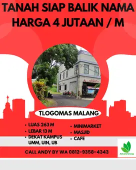 Tanah 4 menit UIN Siap balik nama