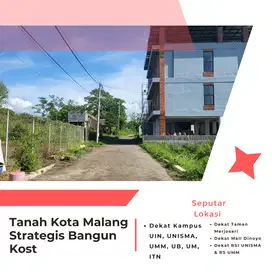 Tanah Kota Malang Padat Penduduk Strategis Bangun Kost