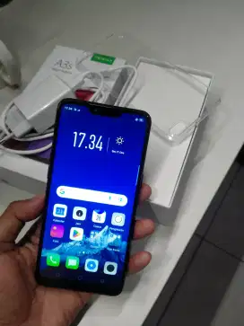 Oppo A3s 6/128 fullset masih mulus