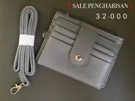 CARD HOLDER DOMPET KARTU SLOT BANYAK DAN ADA TALI UNTUK DI LEHER YA