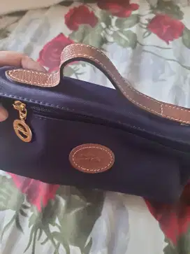 Long champ pouch purple original