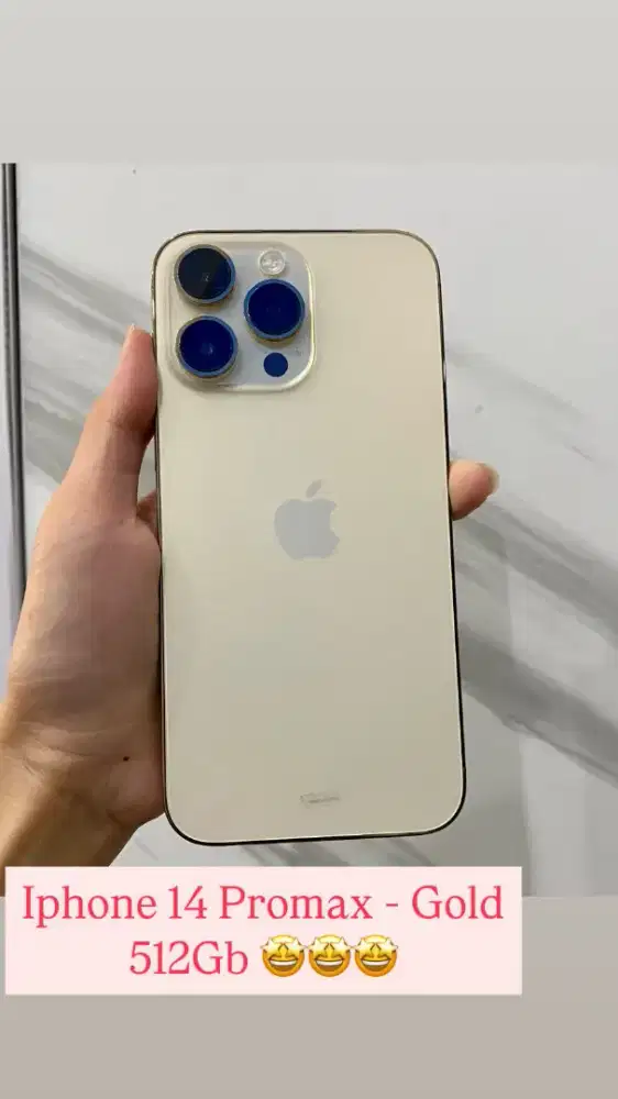 Iphone 14 promax 512gb gold ibox