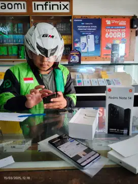 Xiaomi Redmi Note 14 4G RAM 8/128GB, 
Brg Segel Original,Garansi Resmi