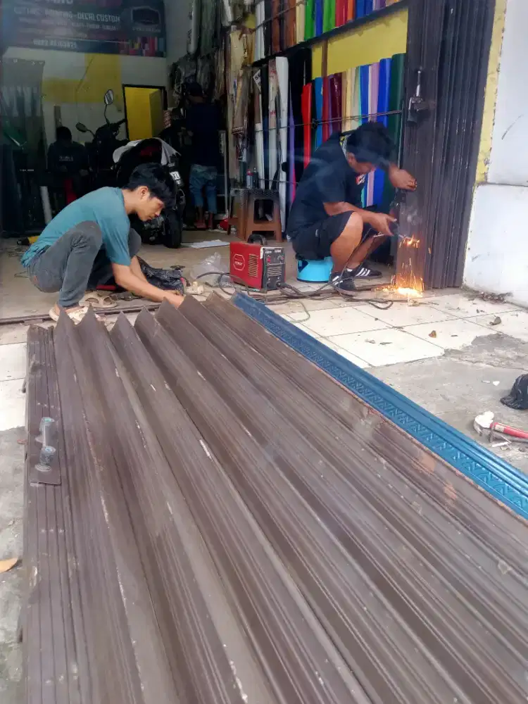 Pemasangan baru dan service folding gate di jakarta