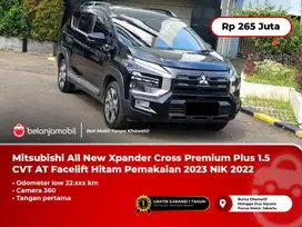 [LOW KM] Mitsubishi Xpander Cross Premium Plus 1.5 CVT AT Hitam 2022
