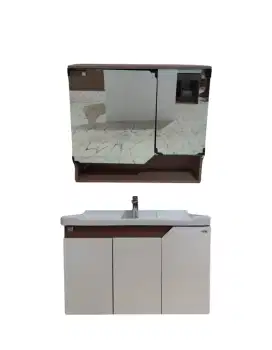 Wastafel cabinet set gantung