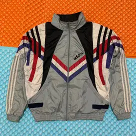 Vintage 90’s adidas multicolor stripe jacket